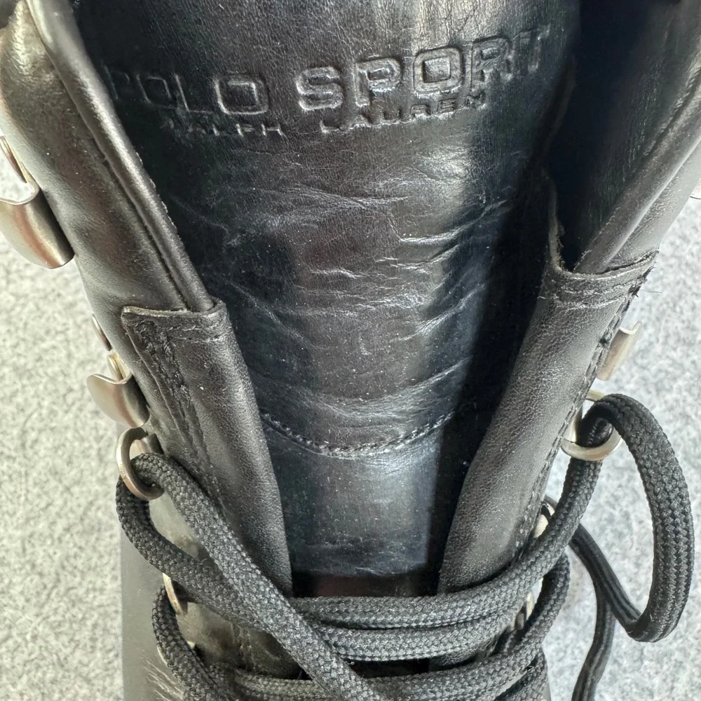 Vintage Polo Sport Ralph Lauren Acworth Calf Leather Hiking Boots Men's 11